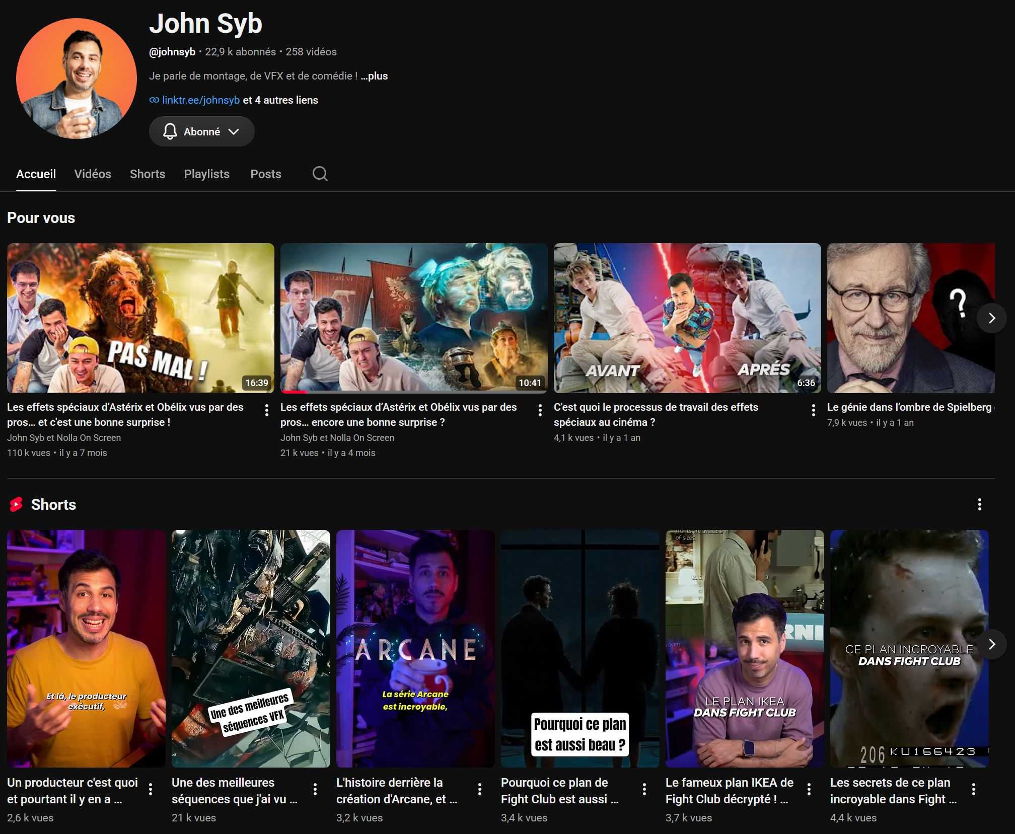 Chaîne YouTube